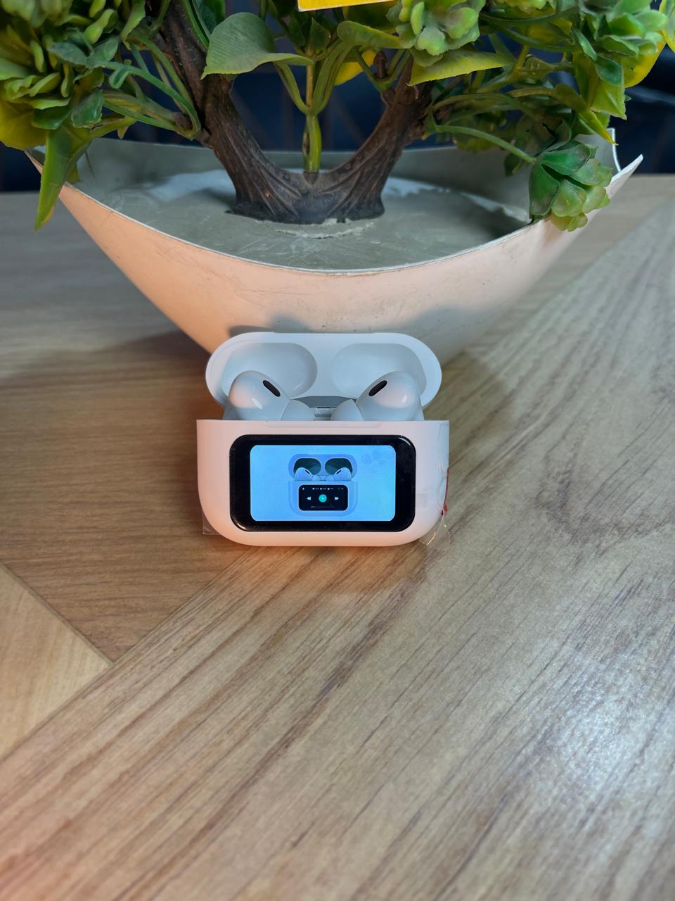 A9 Pro AirPods: Smart ANC/ENC Wireless Earbuds with Touchscreen Display & Bluetooth 5.4 - Crystal Clear Audio for Android/iPhone